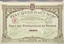 Action : WAUQUIER & Cie  PF- Nord