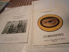 Lot de 2 Catalogues de vente