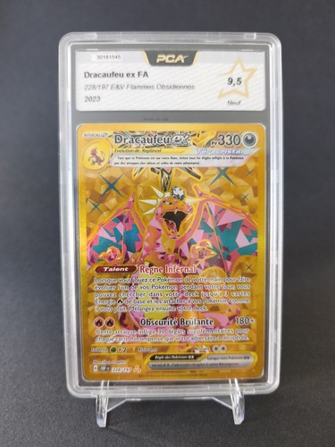 Carte pokémon dracaufeu - dracaufeu, fa