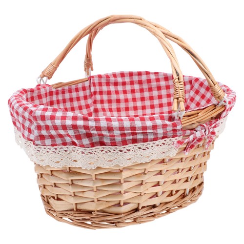 Panier osier avec anse - avec,