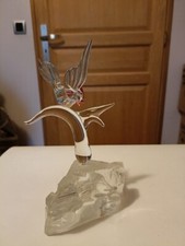 petites figurines en verre façon murano coq