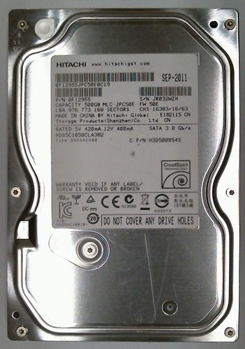 Disque dur 500 - go, hitachi