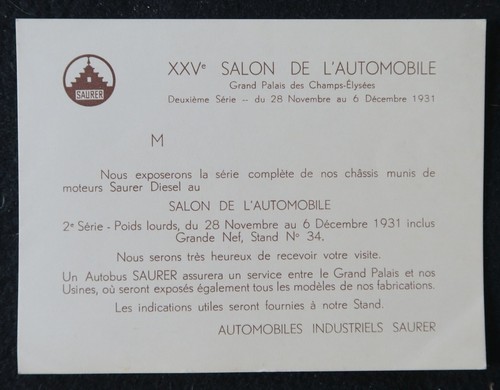 Invitation salon automobile - salon,