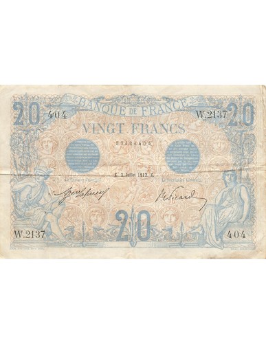 France francs bleu - 20,