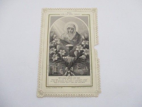 Ancienne image pieuse canivet - pieuse,