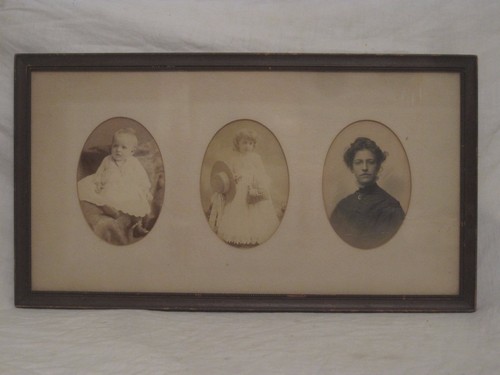 Antique picture frame wooden - antique,