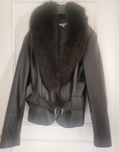 Veste cuir col - veste,