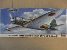 Maquette Avion 1/72 HASEGAWA Ref 00377 Mitsubishi A6M3 Zero Fighter Type 22 "Rab