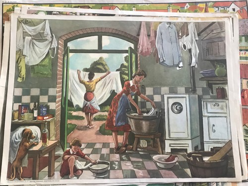 Ancienne affiche scolaire - ancienne,