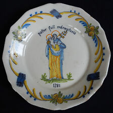 Assiette ancienne  18ème