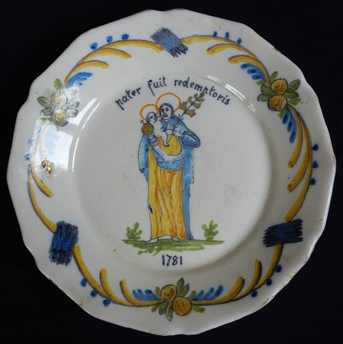 Assiette ancienne 18ème - ancienne,