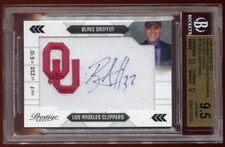 BGS 9.5 10 BLAKE GRIFFIN 2009 RC AUTO COLLEGE LOGO /99  CLIPPERS SUPERSTAR HOT