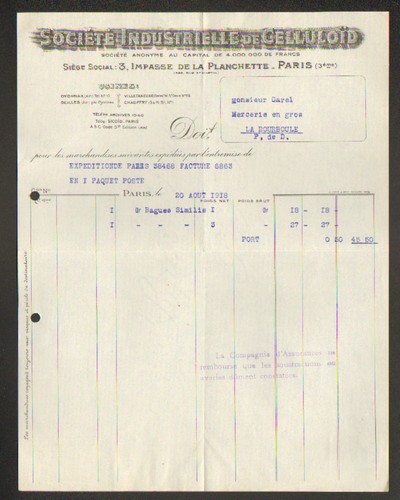Paris usine de - (iii°),