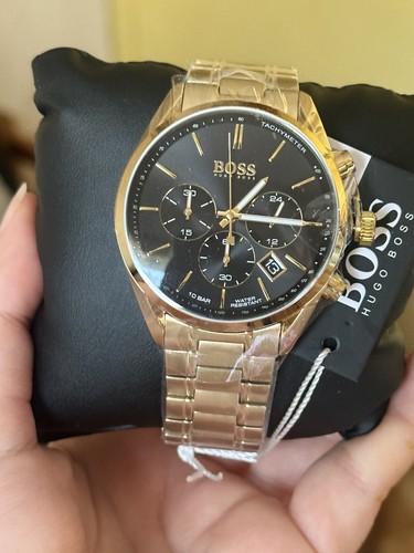Montre hugo boss dorée - montre,