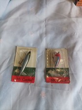 Lot de 2 anciens Leurres A Pêche Mr Catcher Rare Collection Poisson 