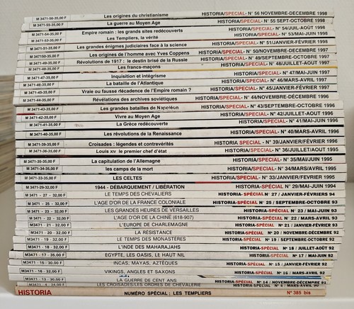 Historia spécial lot - –lot, 36-