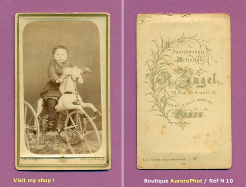 Cdv zagel paris enfant - :,