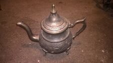Théière Pays Arabes Vintage Métal Collection argent