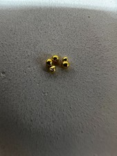 5 Grenailles pépites d'or jaune pur 24 carats 999.99%