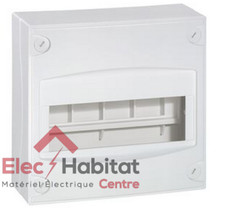 Coffret cache bornes Ekinoxe 8 +1 modules Legrand 001308