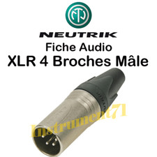 Fiche NEUTRIK XLR Mâle 4