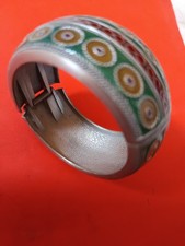 Bracelet manchette ethnique. Style oriental.