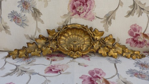 Fronton armoire bronze - fronton, doré
