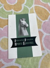 Ancienne Carte Adhésion FFSE 1971 Cravache D’Annecy Ne 1945 Club Équitation 