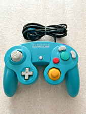 Manette officielle Nintendo GameCube bleu émeraude Excellent état Japon