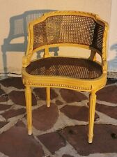 Fauteuil cané ancien