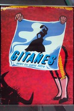 Affiche cigarettes GITANES