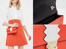 Emporio Armani Sac À Main En Cuir Clutch Sac Sac À Main Sac À Épaule Saumon