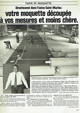 Publicité Advertising 2503 1974  Tapis Moquette Saint Maclou G. Mulliez recto ve
