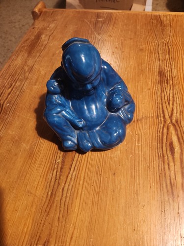Jolie figurine asiatique bleue - jolie,
