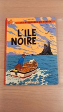 Bd tintin l'île noire tome 7C4 réédition de 1981