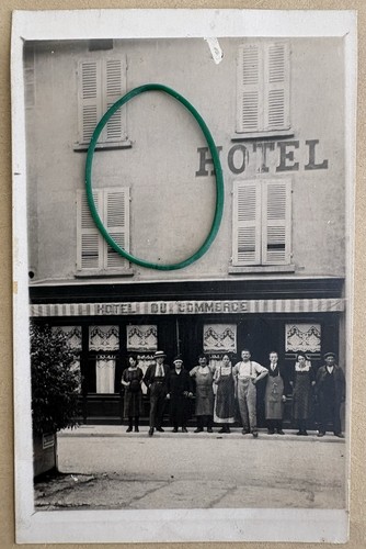 Carte photo cpa devanture - carte,