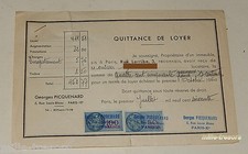 QUITTANCE de LOYER du 1er