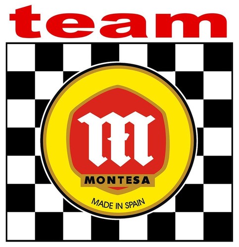 Team montesa sticker - montesa,