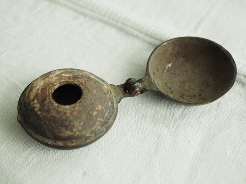 Boite betel ancien bronze - boite, a