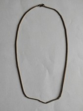 Chaîne Collier En Plaqué Or Maille fine 3gm LG 23cm