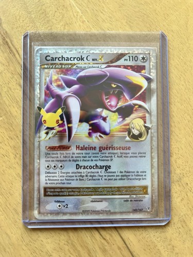 Carte pokémon carchacrok - carte,