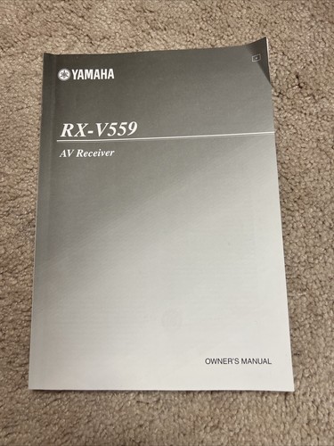 Yamaha v559 receiver - av,