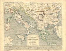 Gravure ancienne carte