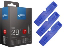 1 x tuyau Schwalbe 42-622 (28 x 1,60) 700 x 40 C SV 40 mm Sclaverand + lève-pneu