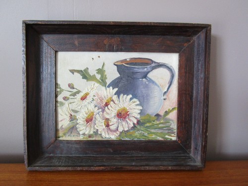 Tableau ancien huile - , sur