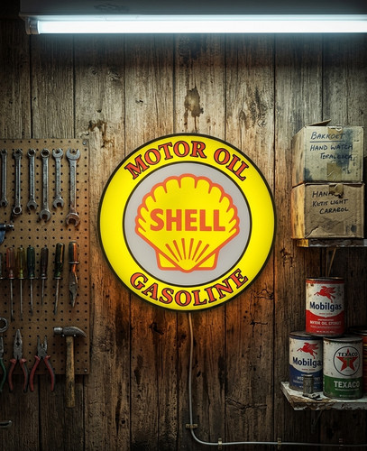 Enseigne pennzoil safe - enseigne,