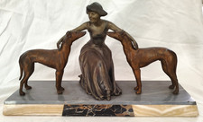 Statue régule Art Déco sur