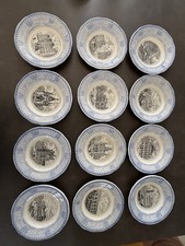 12 Assiettes Anciennes Creil