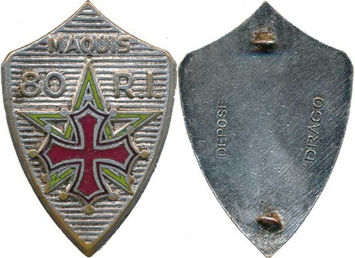 Maquis 80 régiment - f.f.i,,