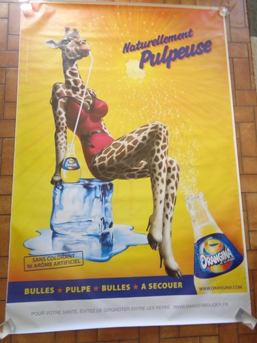 Grande affiche publicitaire - grande,
